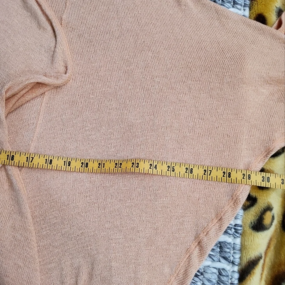Free People Sheila Hacci Draped Faux Wrap Pullover Size S